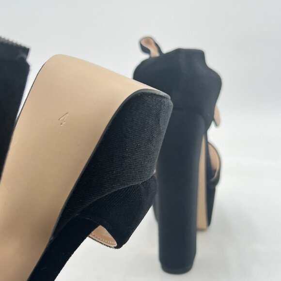 FSJ Women Sexy Ankle Strap Platform Sandal Chunky High Heel Open Toe Summer Shoe - Picture 6 of 8